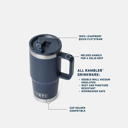 20 oz Travel Straw Mug - US 7550