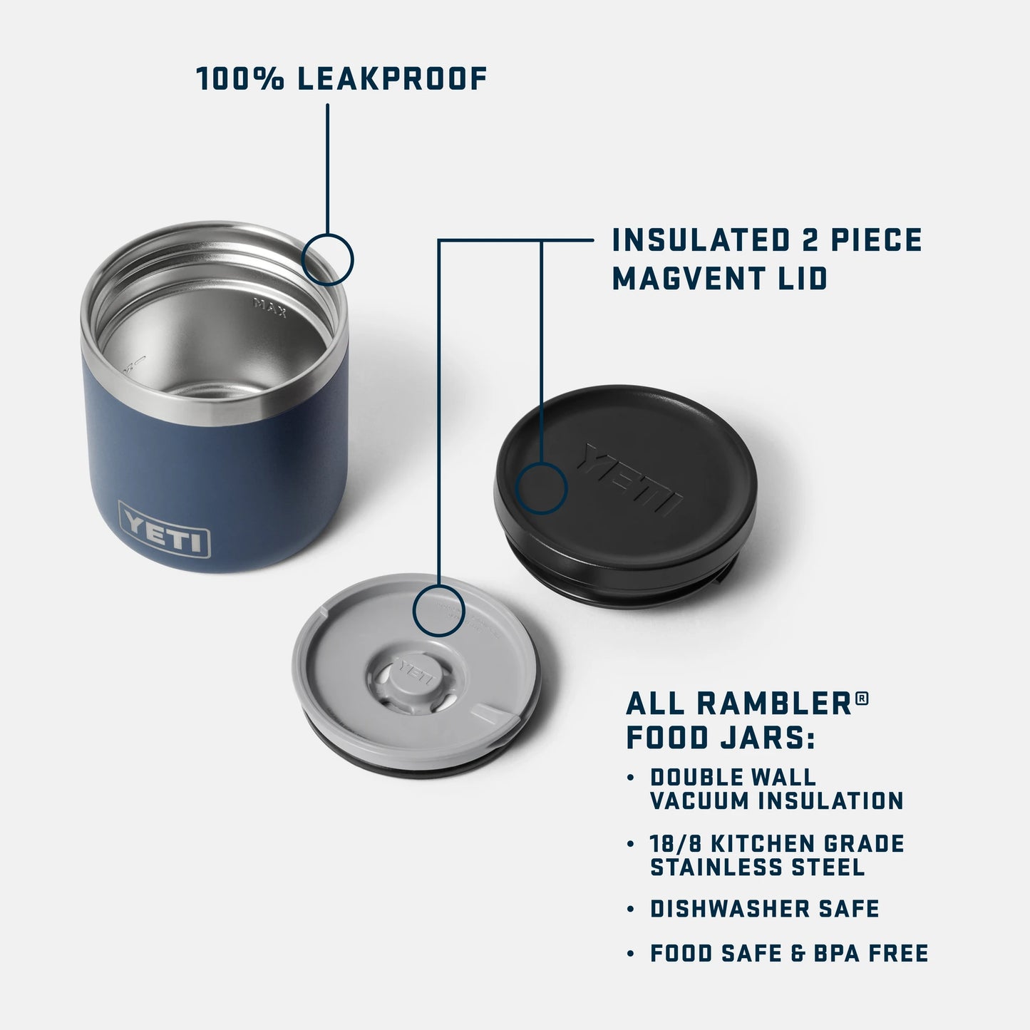 8 oz Insulated Food Jar - US 6368